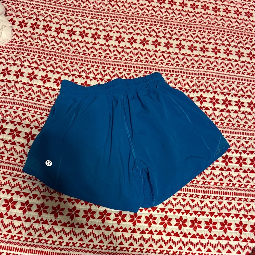 Lulu Blue Athletic Shorts